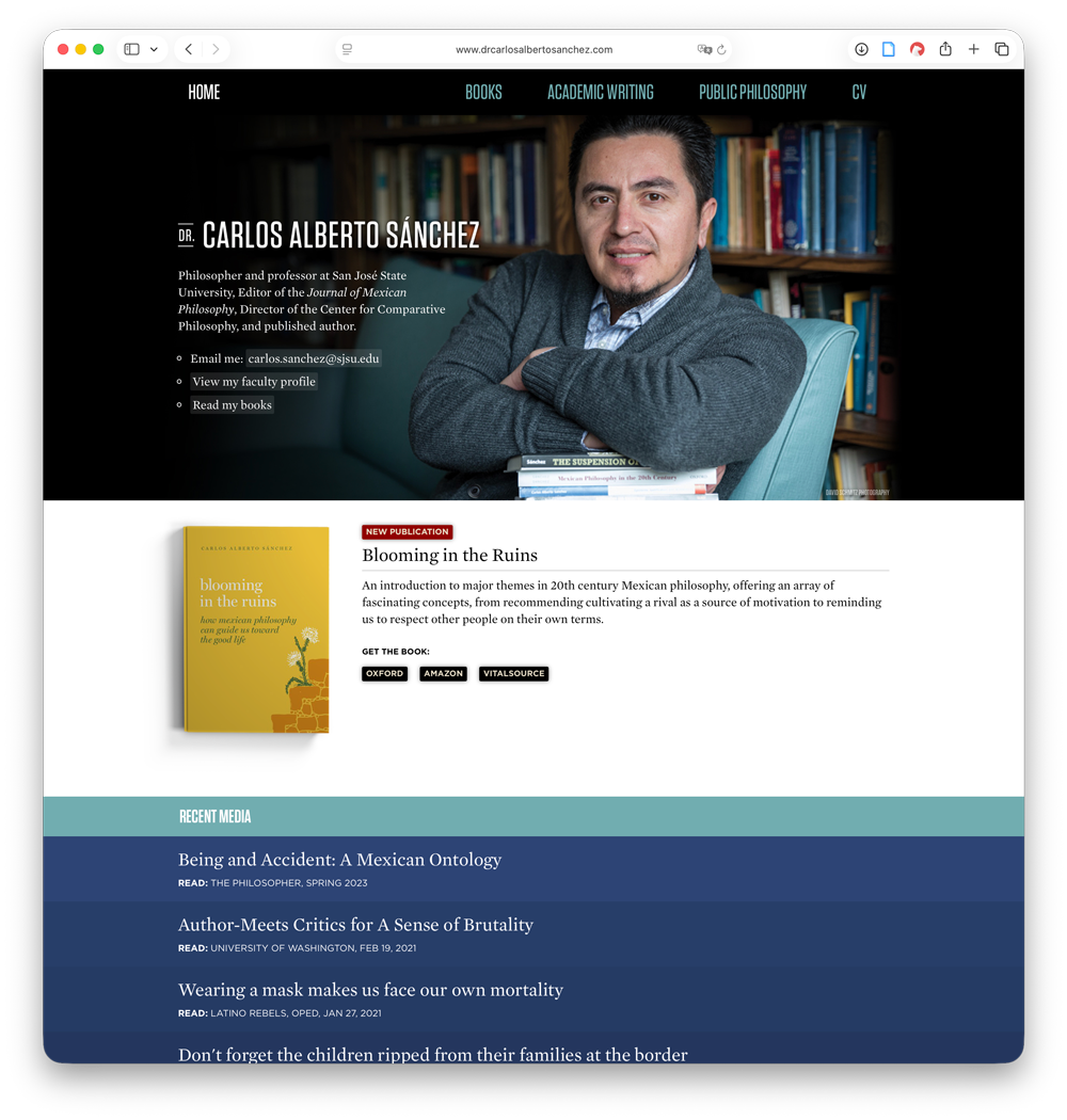 Dr. Carlos Alberto Sánchez website