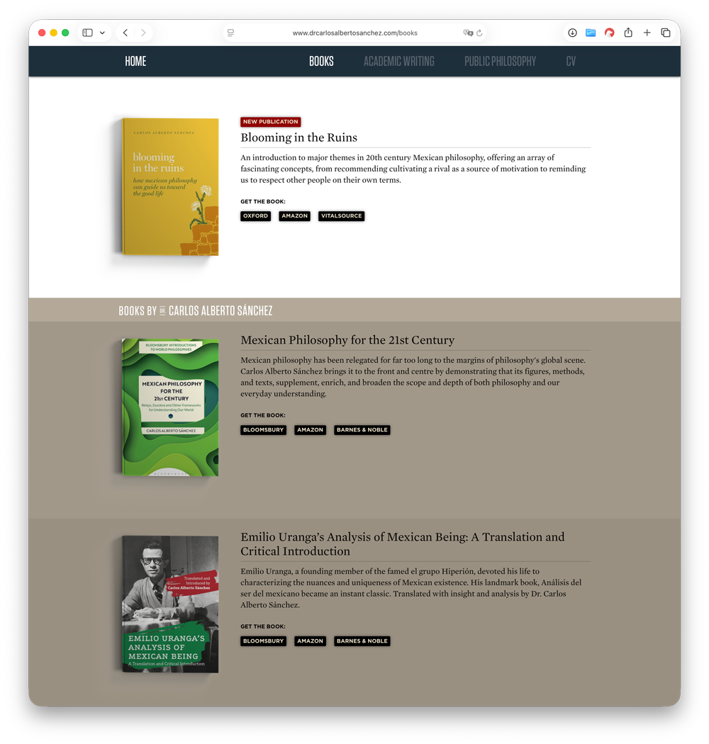 Dr. Carlos Alberto Sánchez website